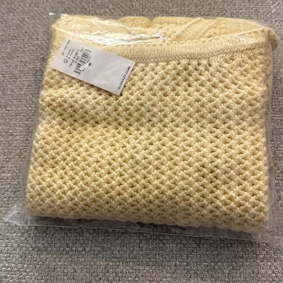 Old Navy Sweet Butter Sleeveless Open-Stitch Peplum Sweater - Picture 8 of 10